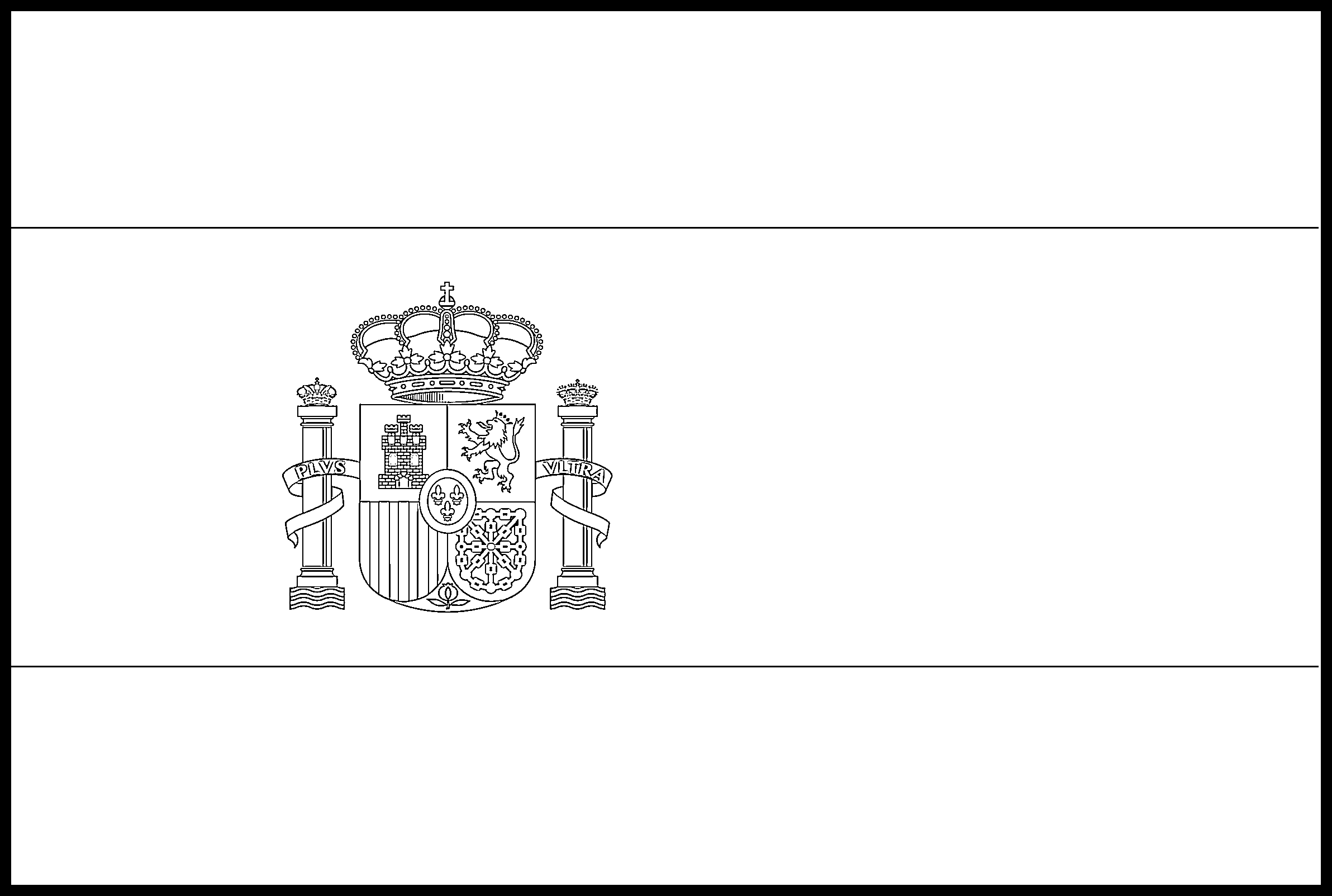Spain Flag Colouring Page Flags Web