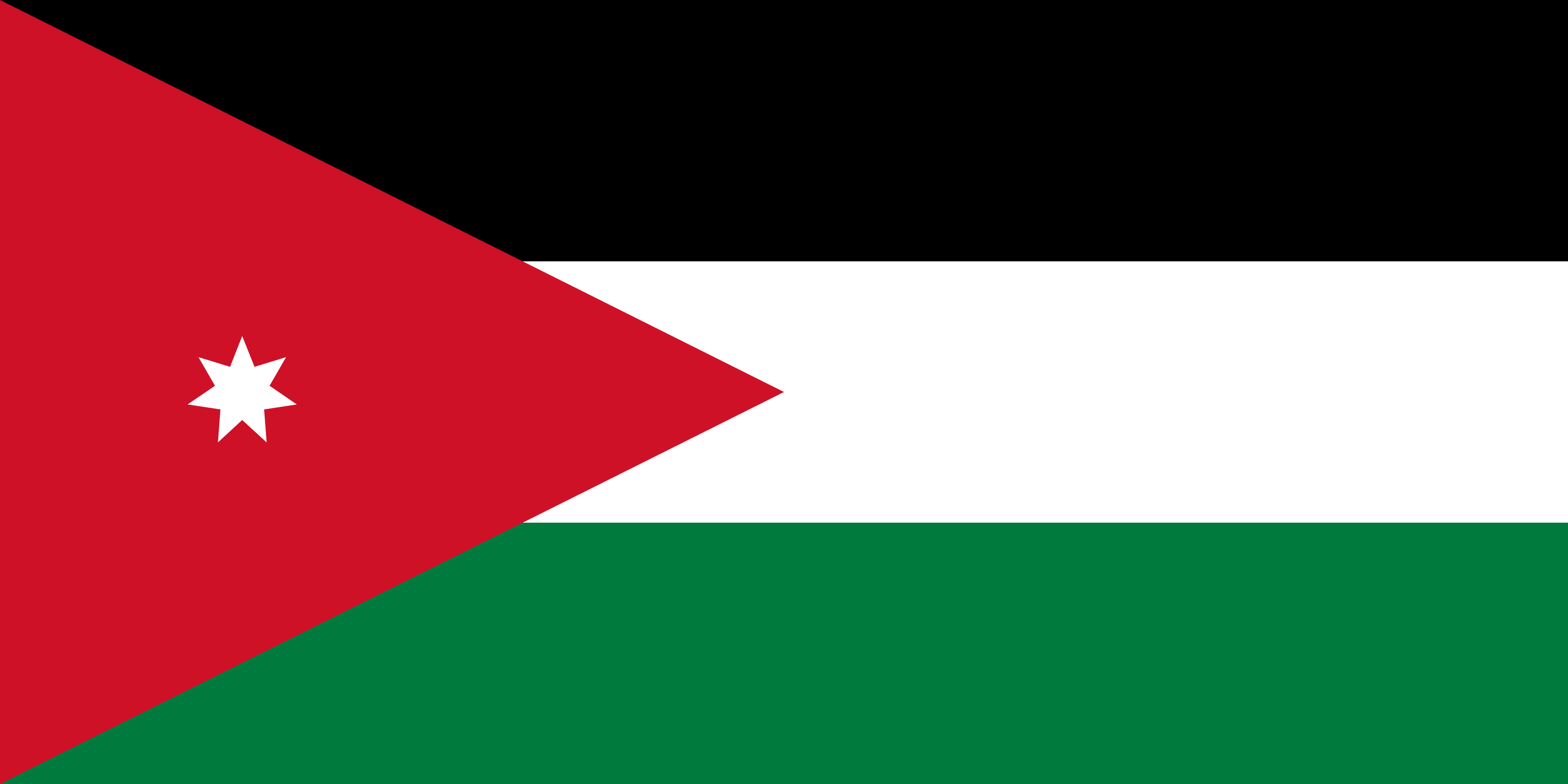 Jordan Flag Colours