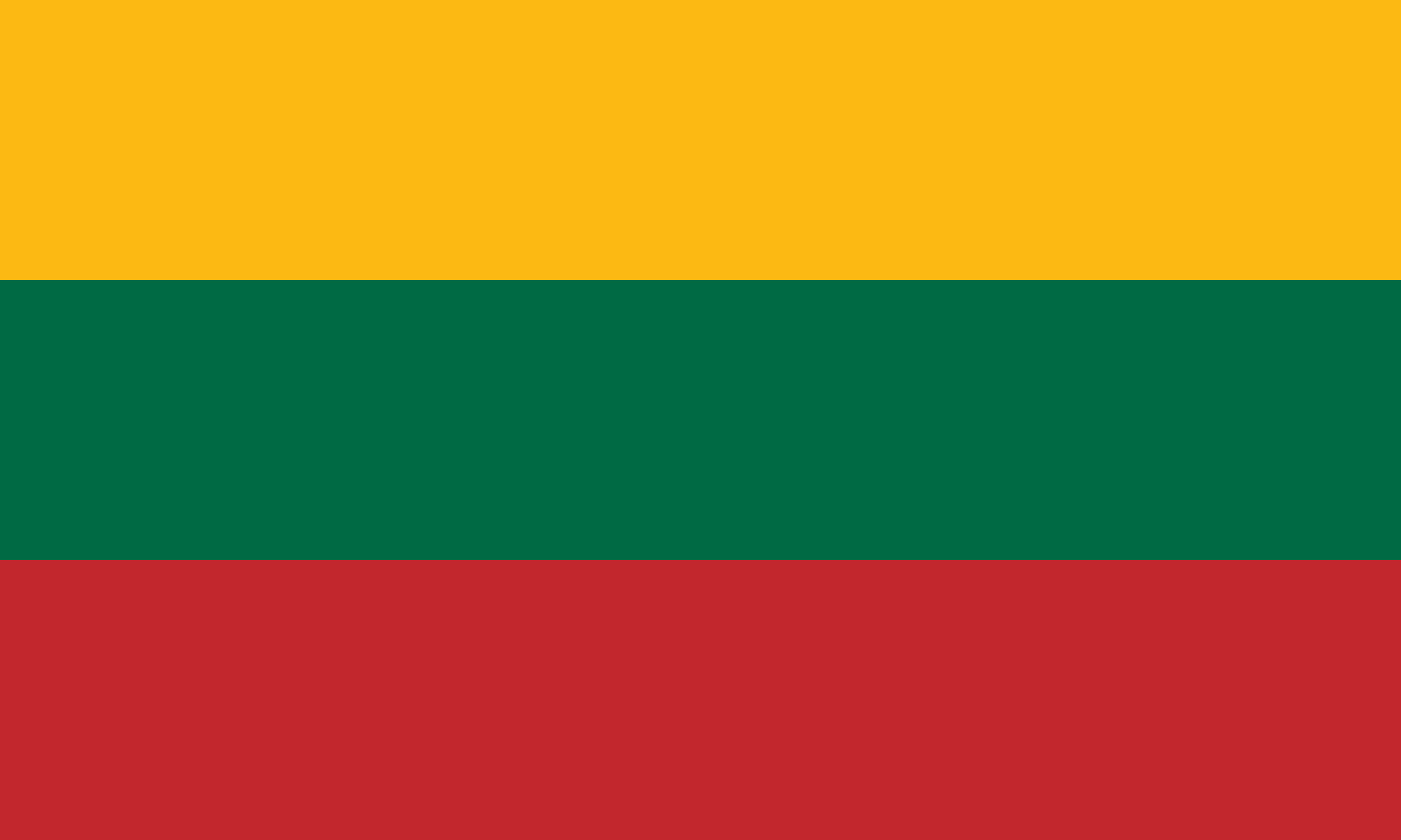 Lithuania Flag Colours