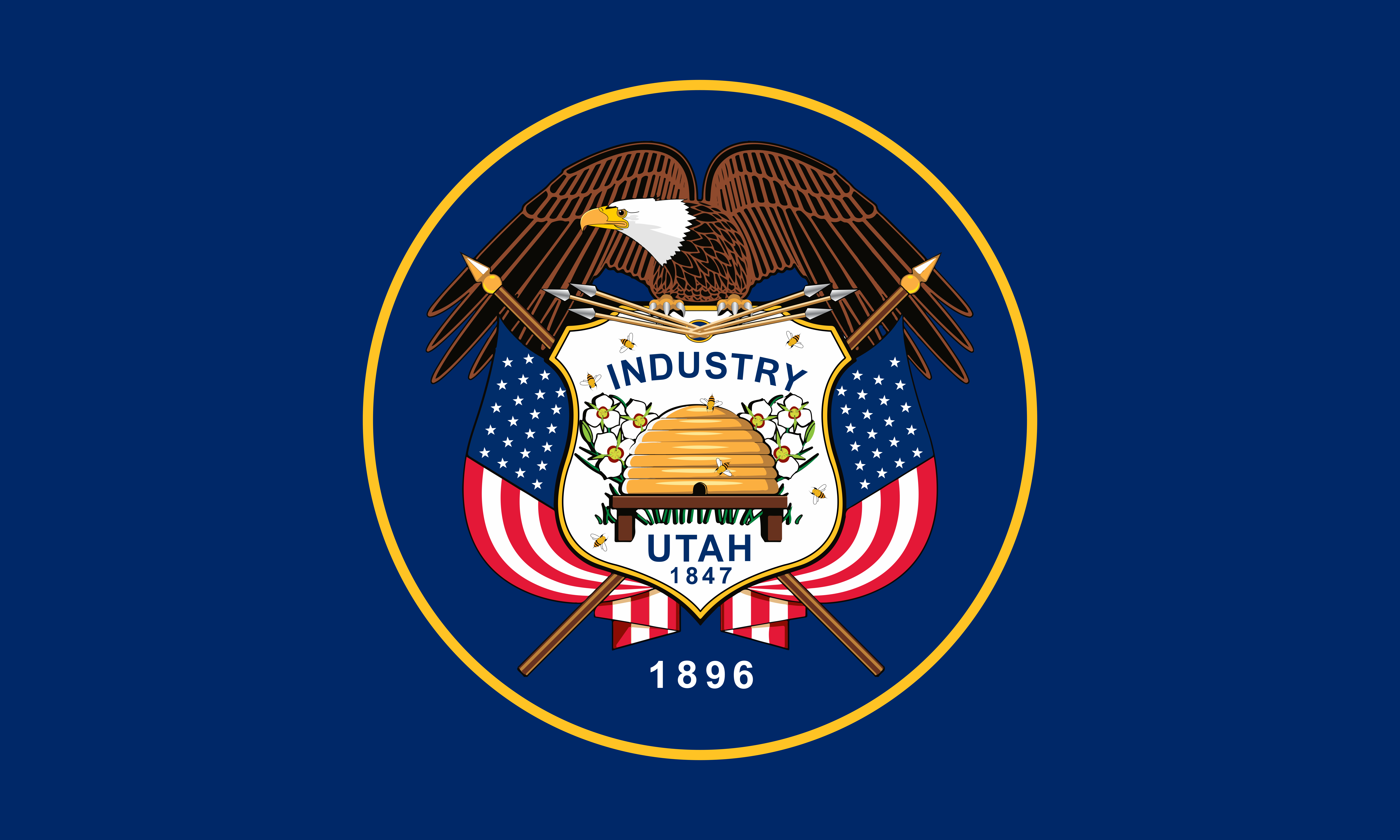 Free Utah Flag Images: AI, EPS, GIF, JPG, PDF, PNG, SVG and more!