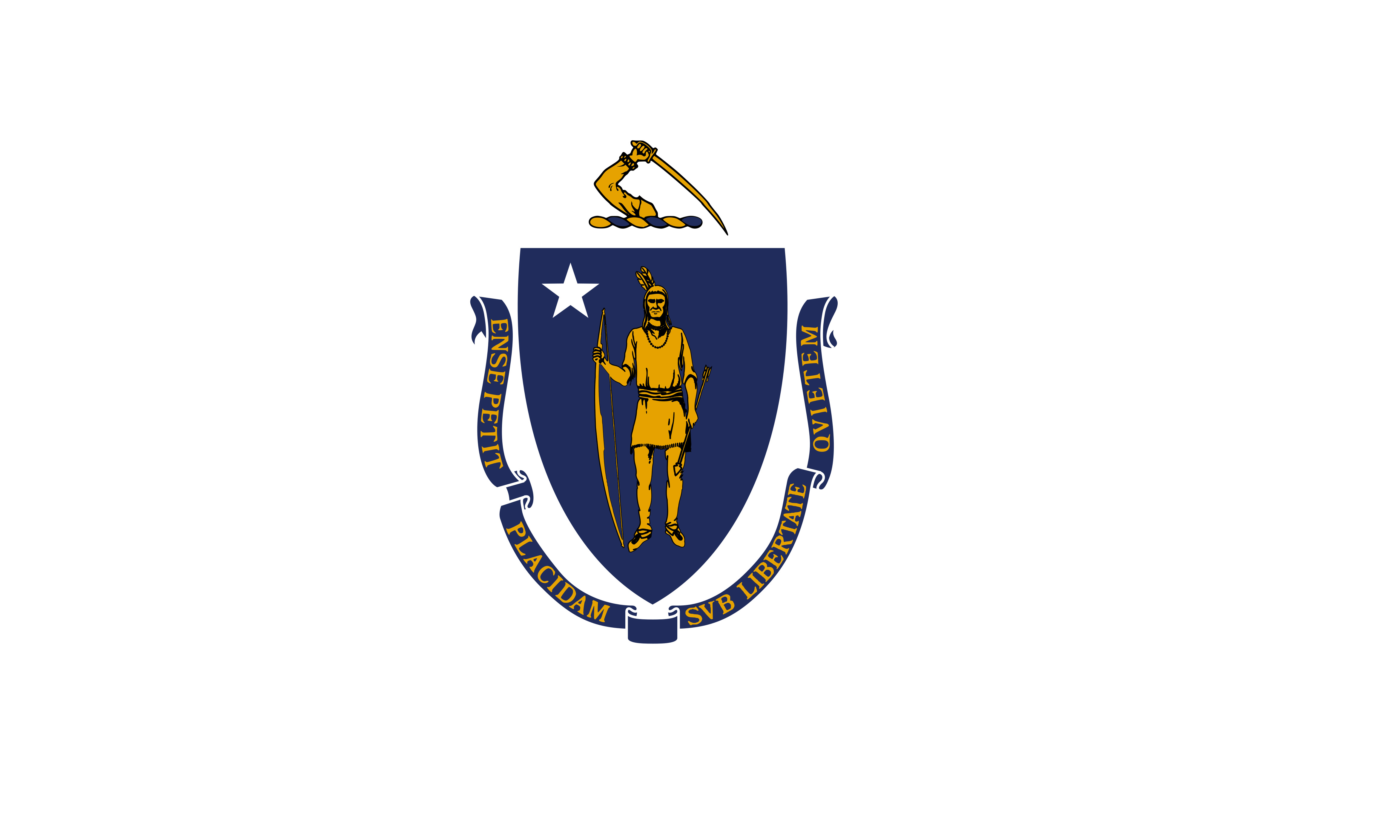 Massachusetts State Flag Colors