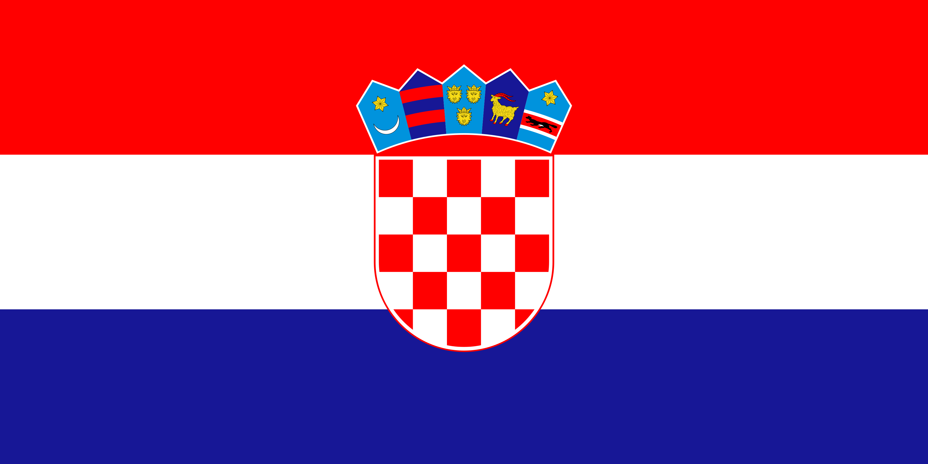 Croatia flag vector