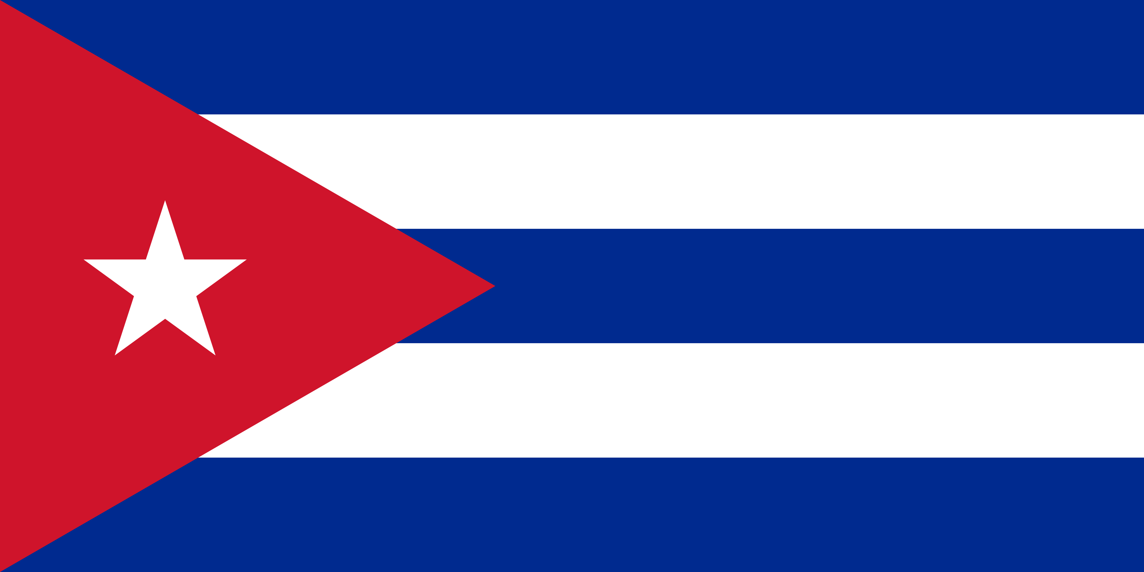 Cuba flag vector