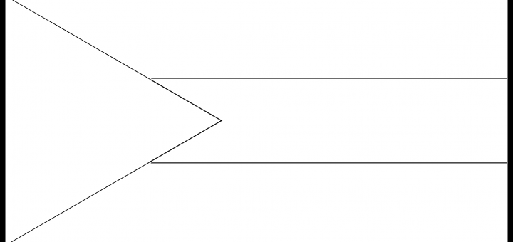 Bahamas Flag Colouring Page