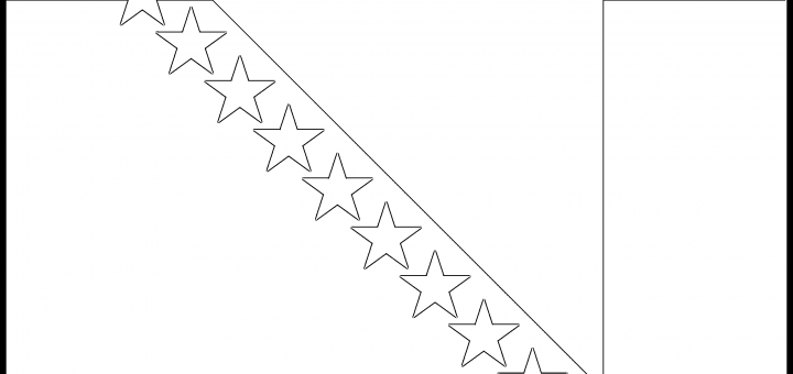 Bosnia and Herzegovina Flag Colouring Page