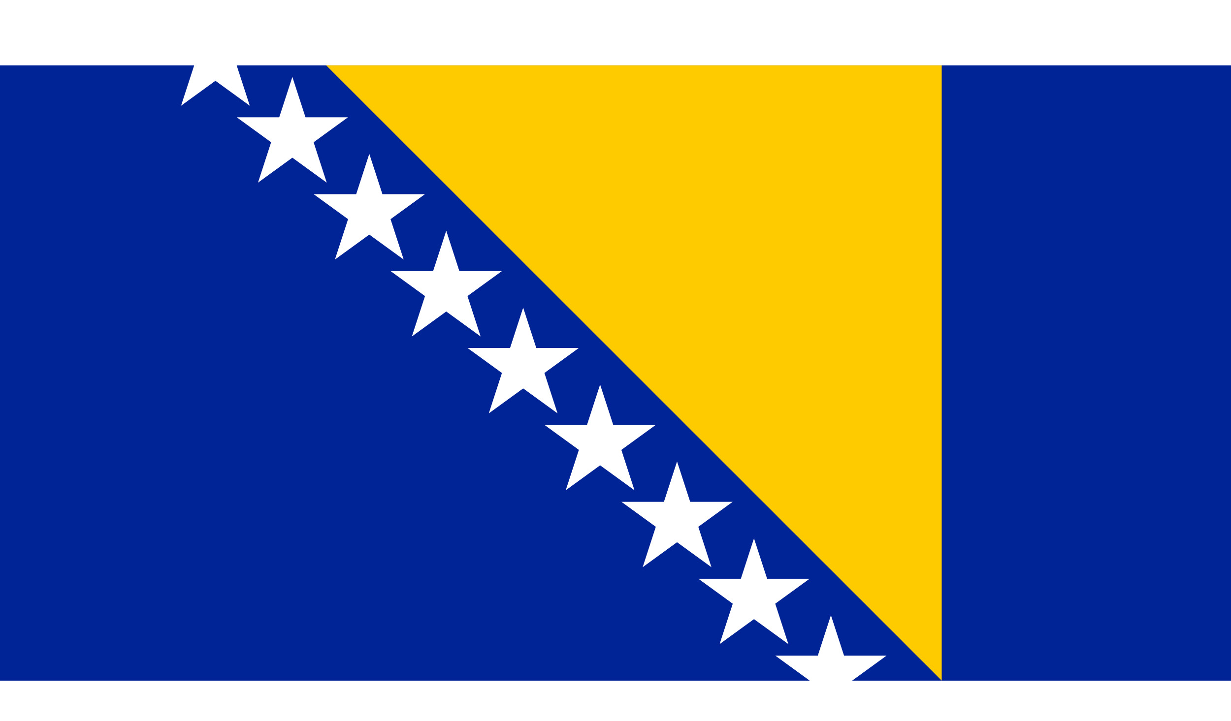 Bosnia and Herzegovina Flag Colours