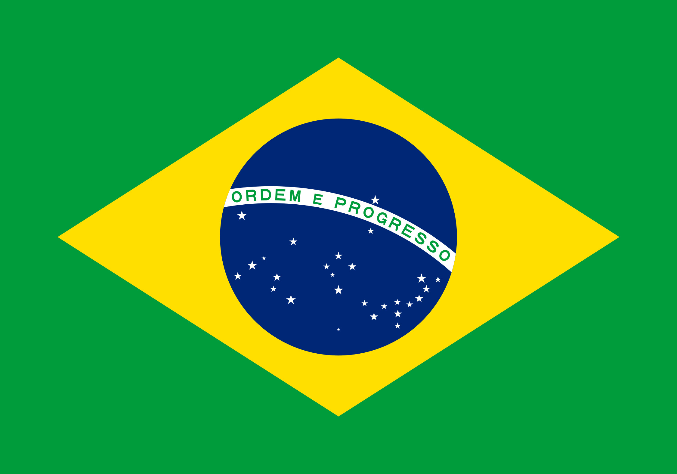 Brazil Flag Colours