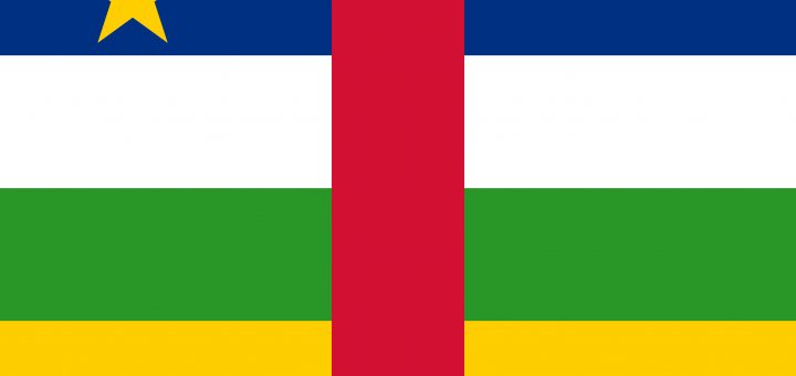 Central African Republic Flag Colours