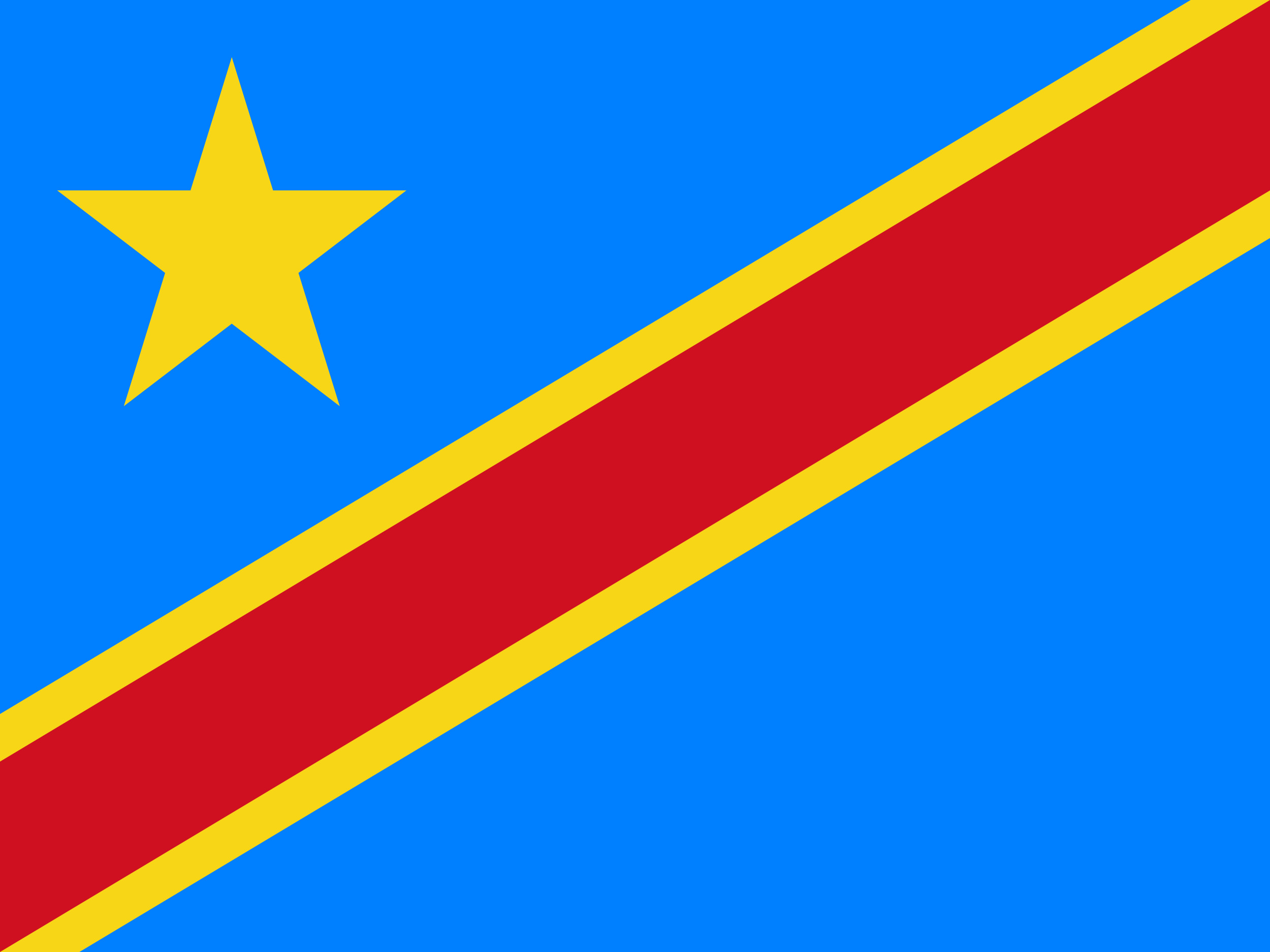 Congo Flag Colours