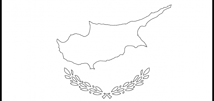 Cyprus Flag Colouring Page
