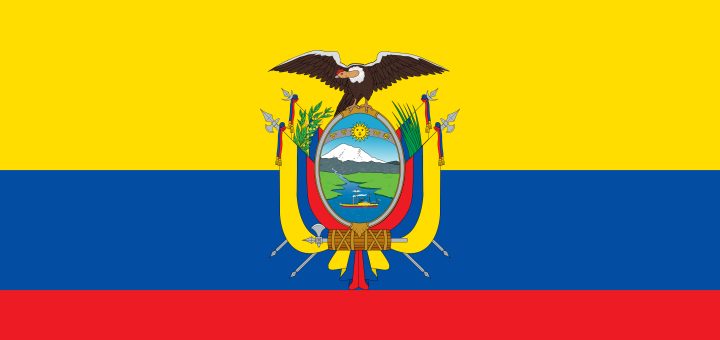Ecuador Flag Colours