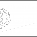 Eritrea Flag Colouring Page