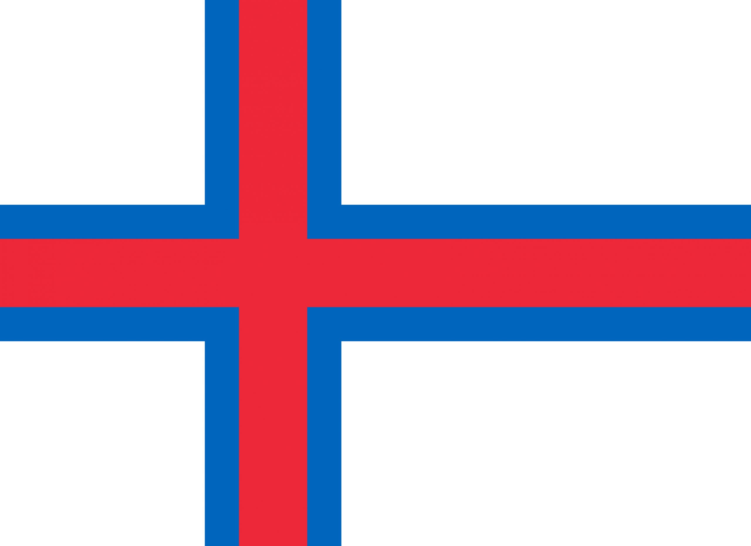 Faroe Islands Flag Colours