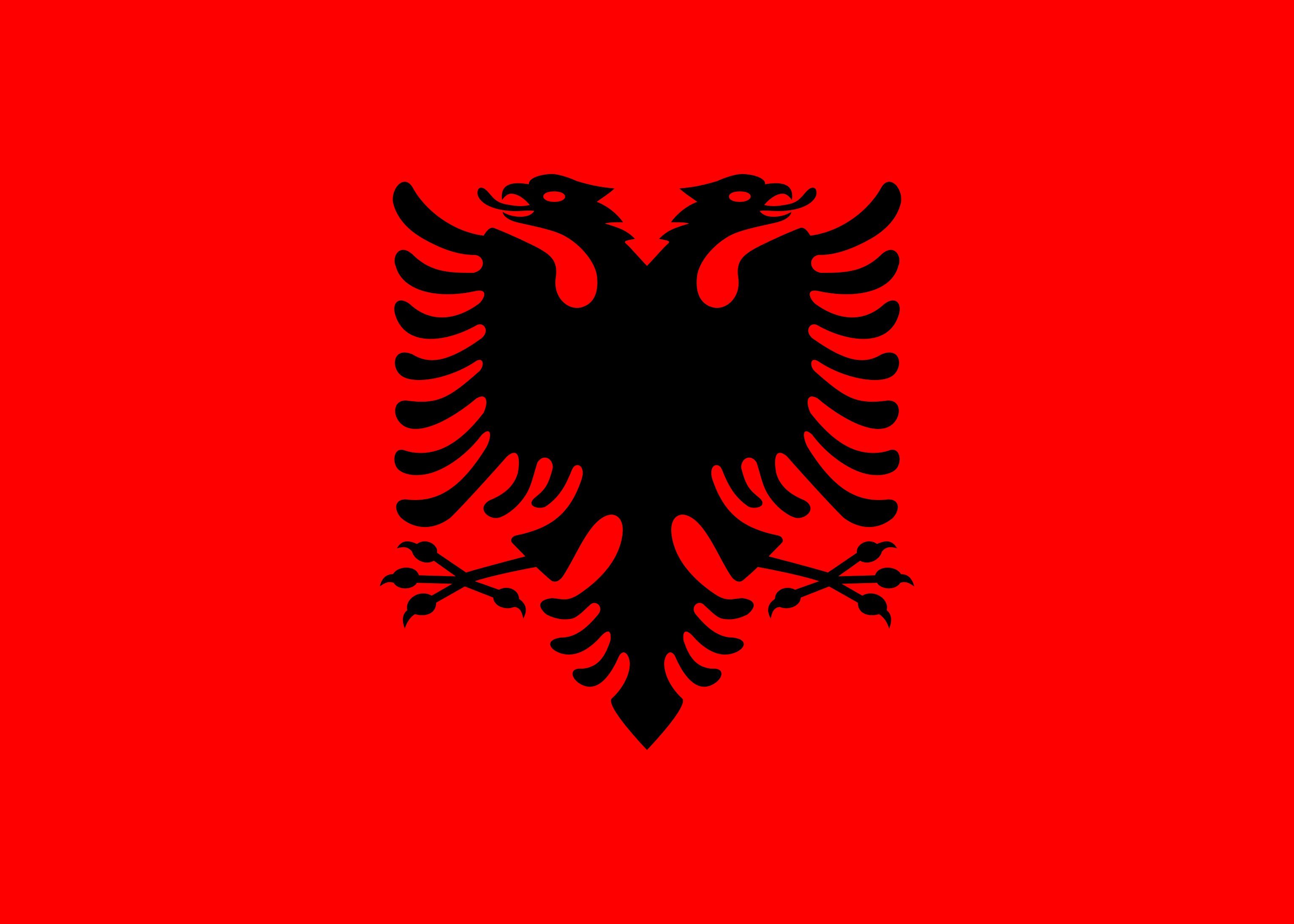 Albania Flag Vector - Free Download
