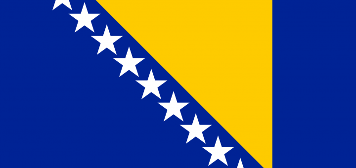 Bosnia and Herzegovina Flag Vector – Free Download