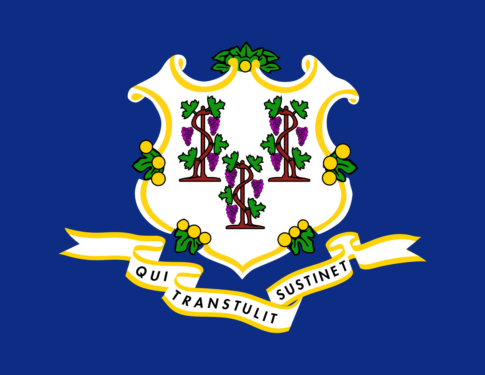 Free Connecticut Flag Images: AI, EPS, GIF, JPG, PDF, PNG, SVG and more!