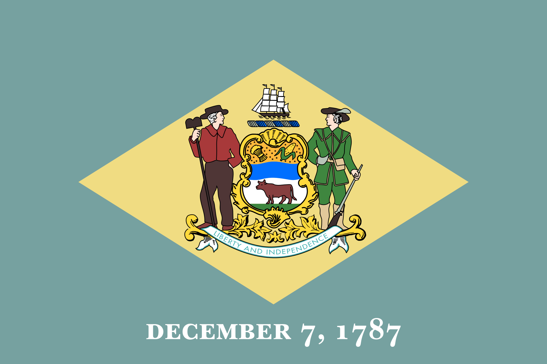 Free Delaware Flag Images: AI, EPS, GIF, JPG, PDF, PNG, SVG and more!