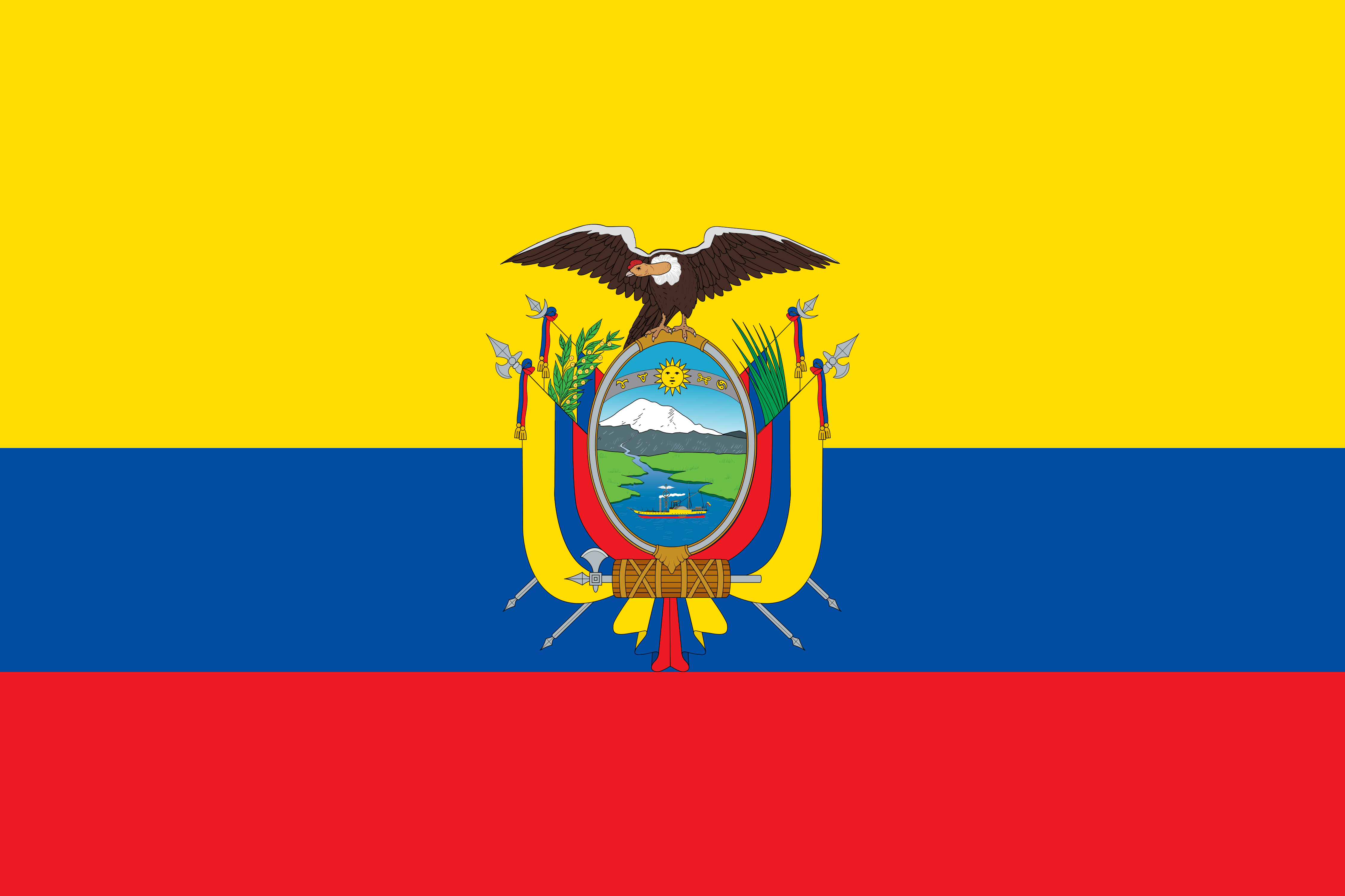 Ecuador Flag Vector - Free Download