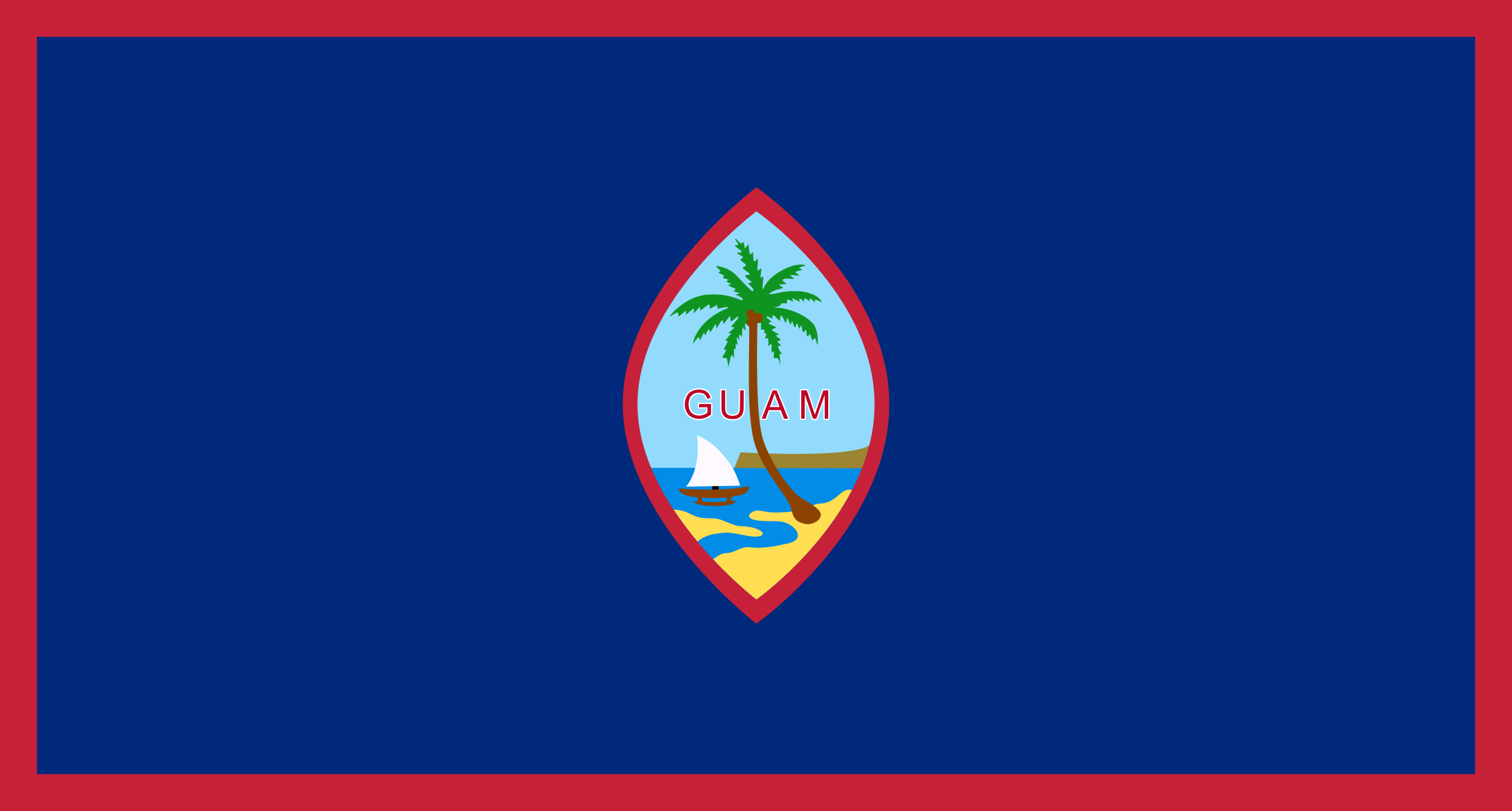 Guam Flag Vector - Free Download