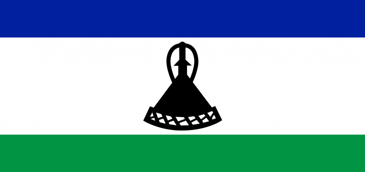 Lesotho Flag Vector - Free Download