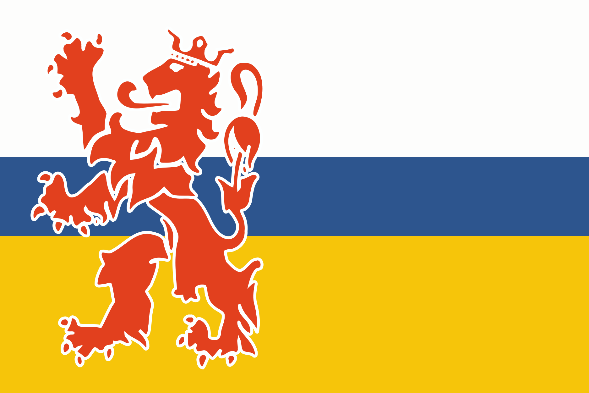 Flag of Limburg Netherlands