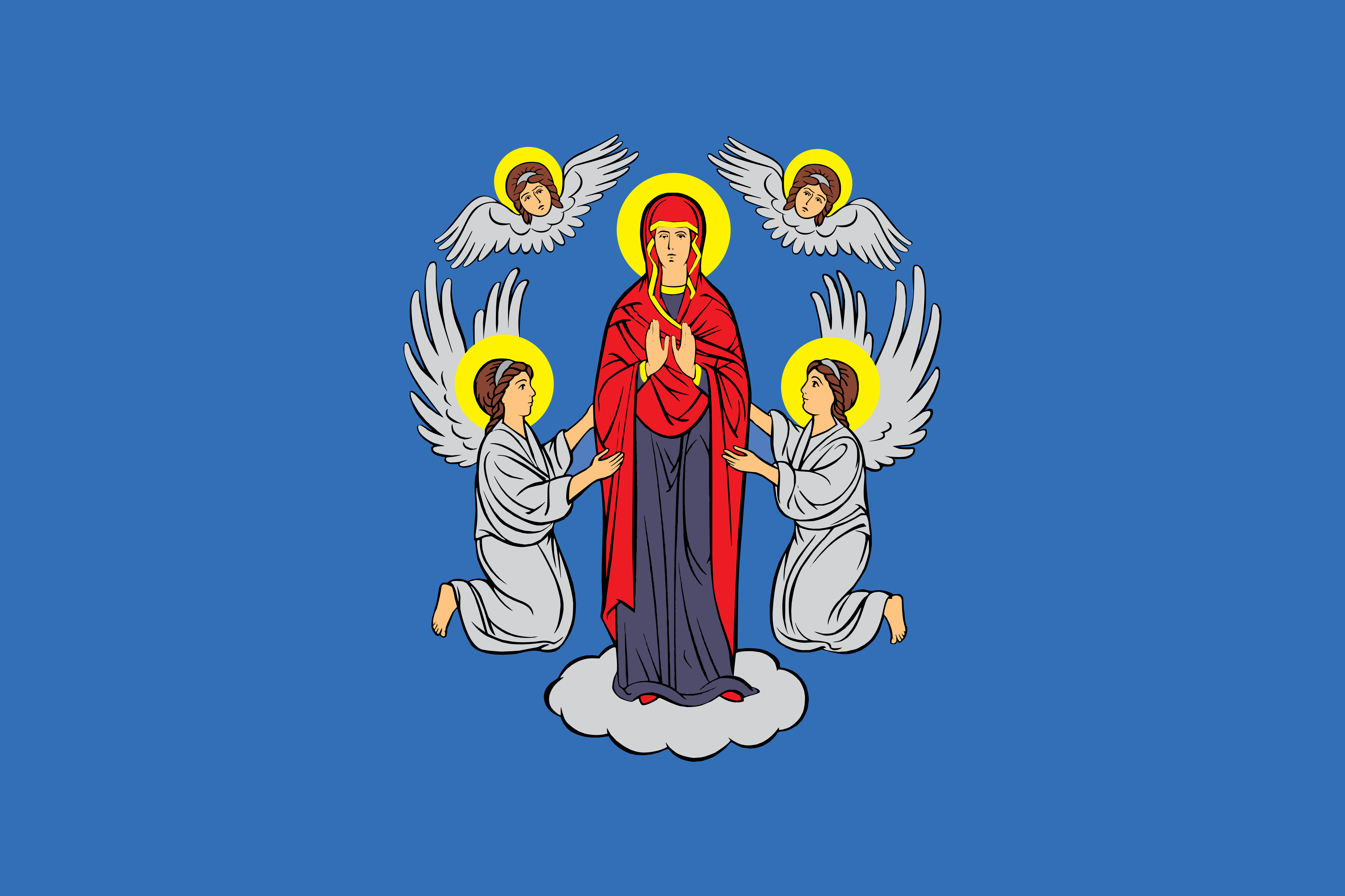 Flag of Minsk Belarus
