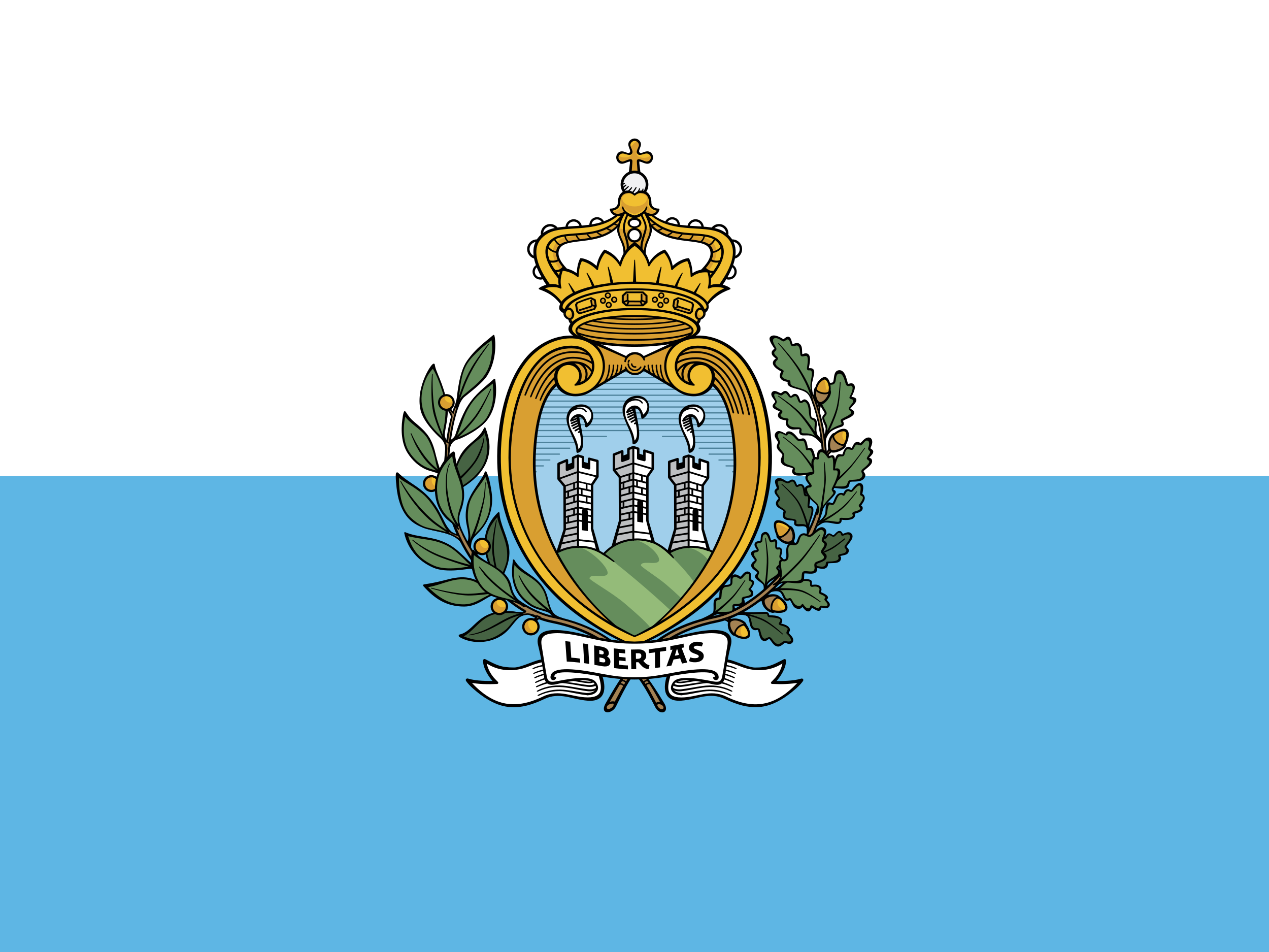 San Marino Flag Image - Free Download