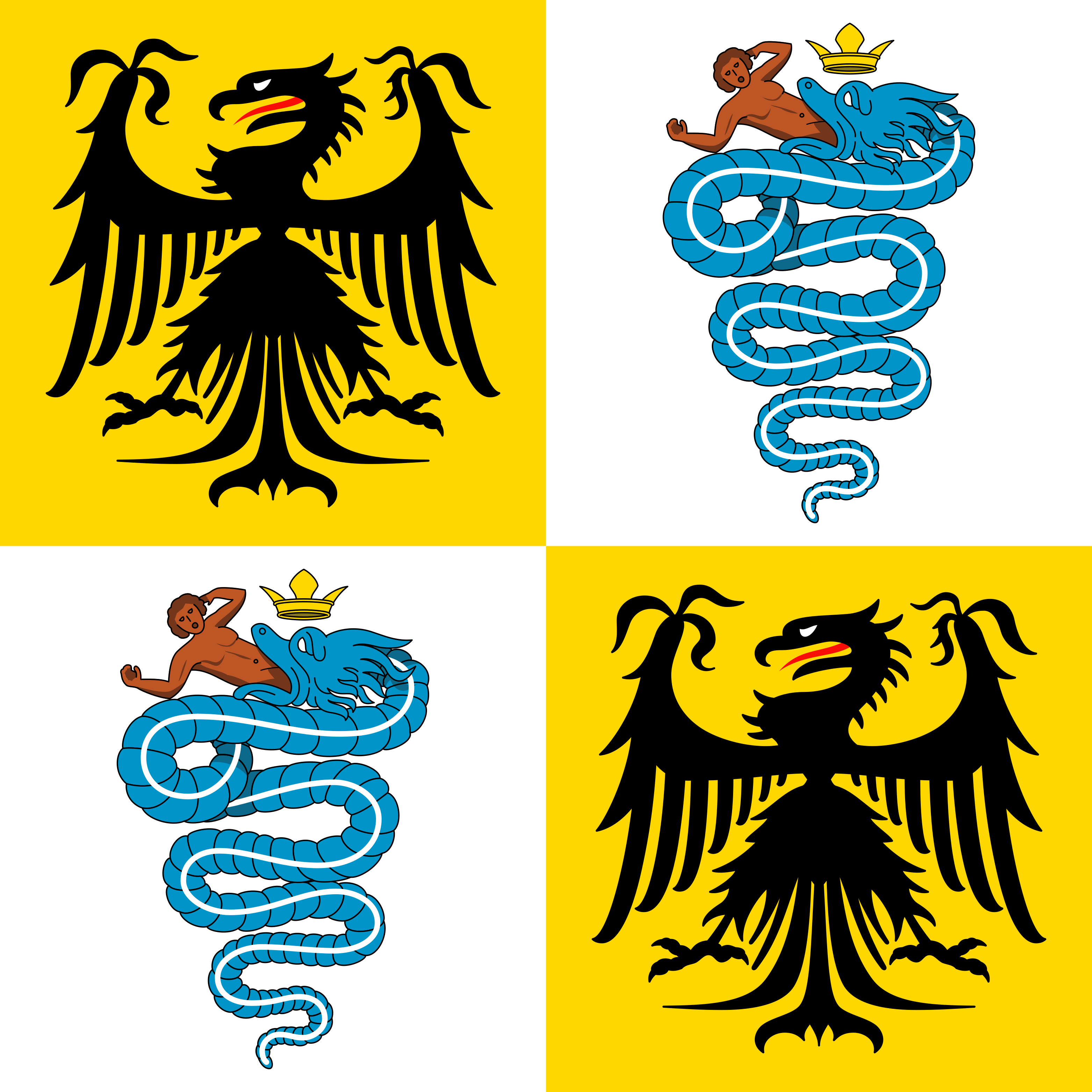 Flag of the Duchy of Milan 1450