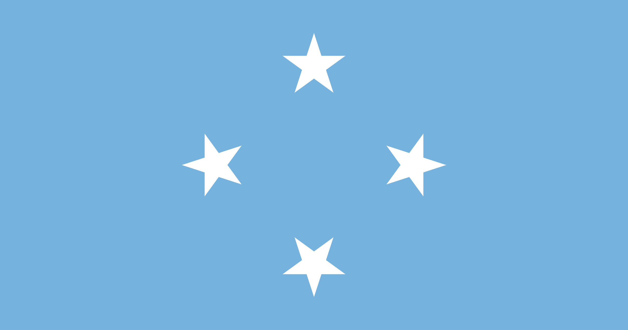 The Micronesia Flag Vector - Free Download