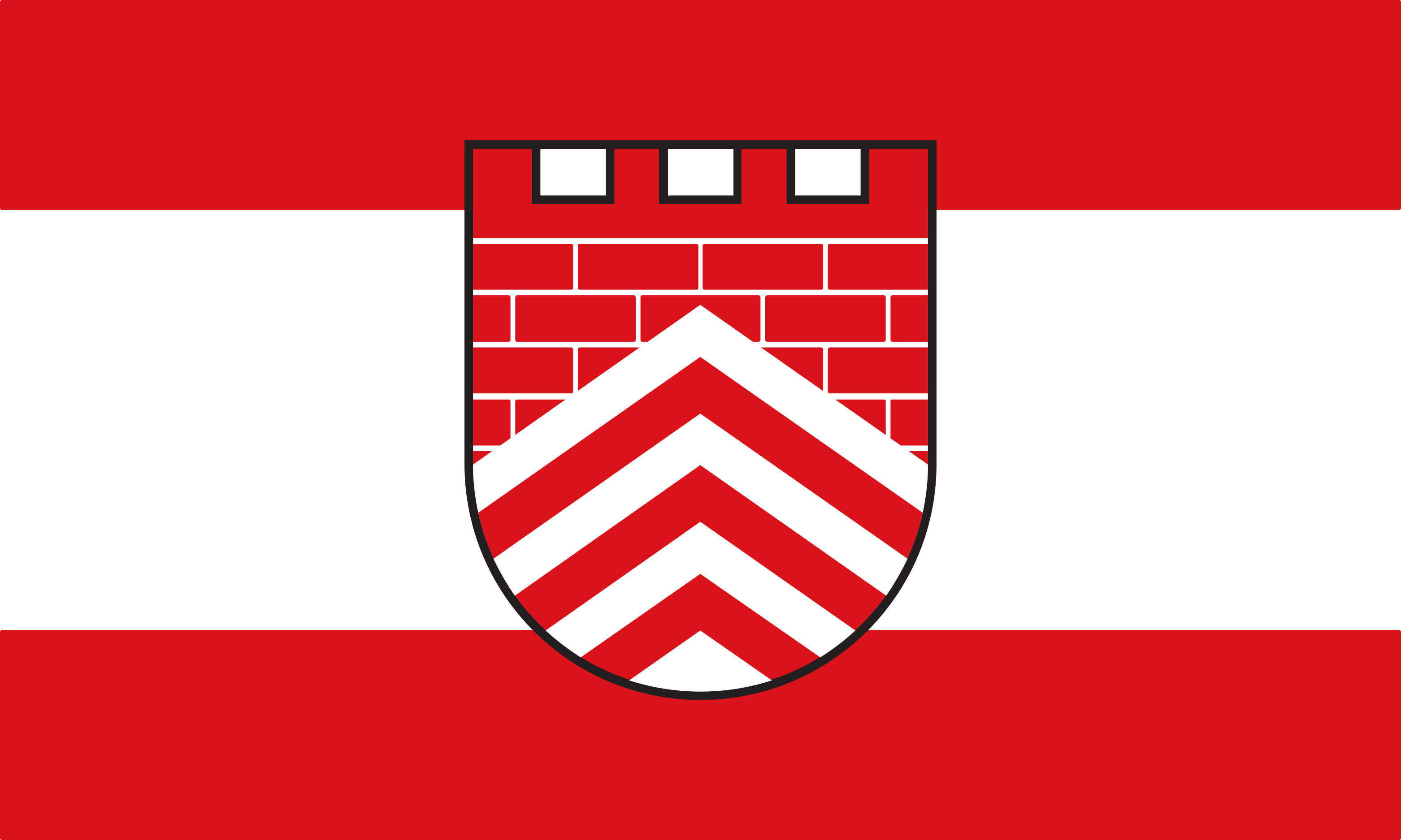 Flagge der Stadt Borgholzhausen