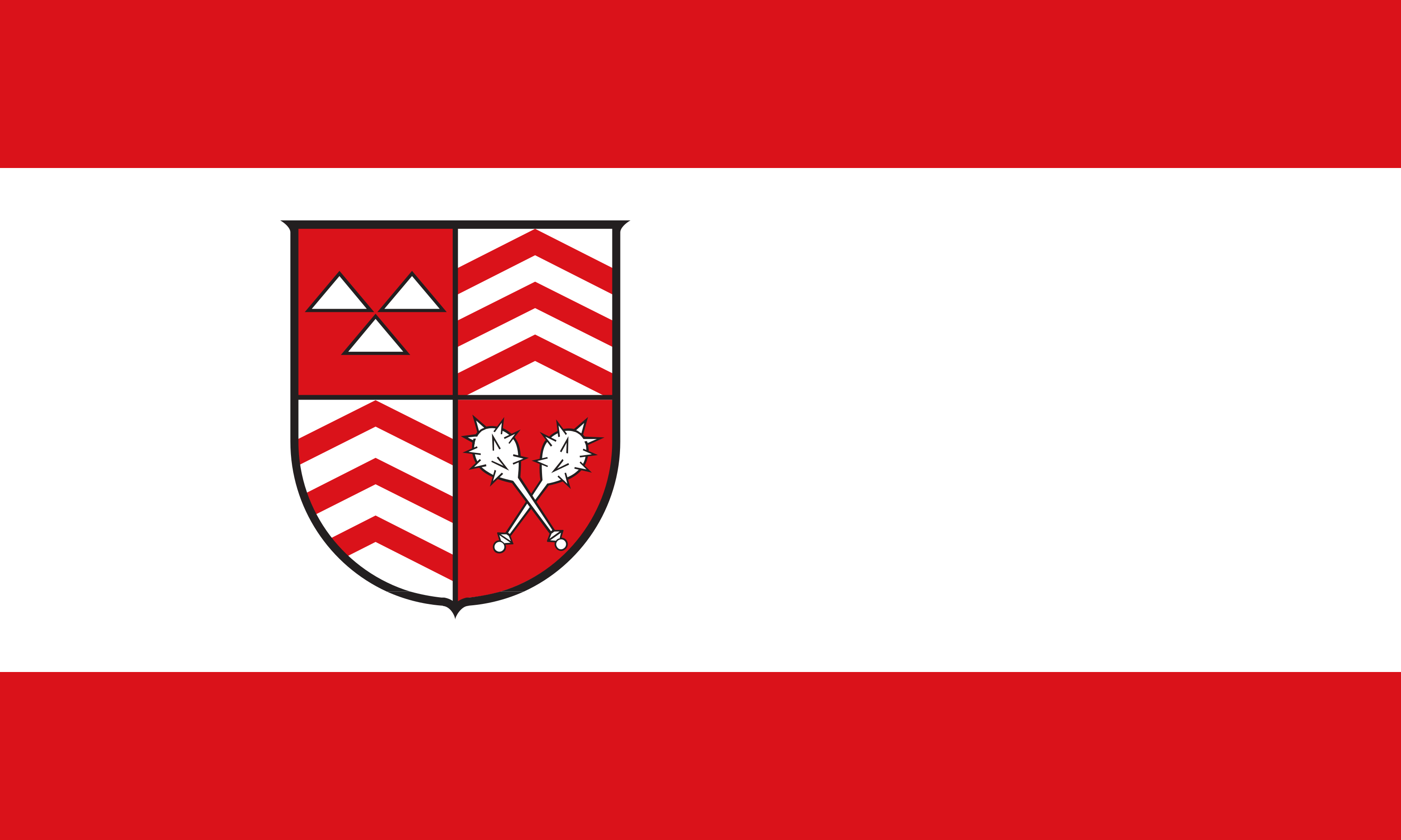 Flagge der Stadt Werther Westfalen