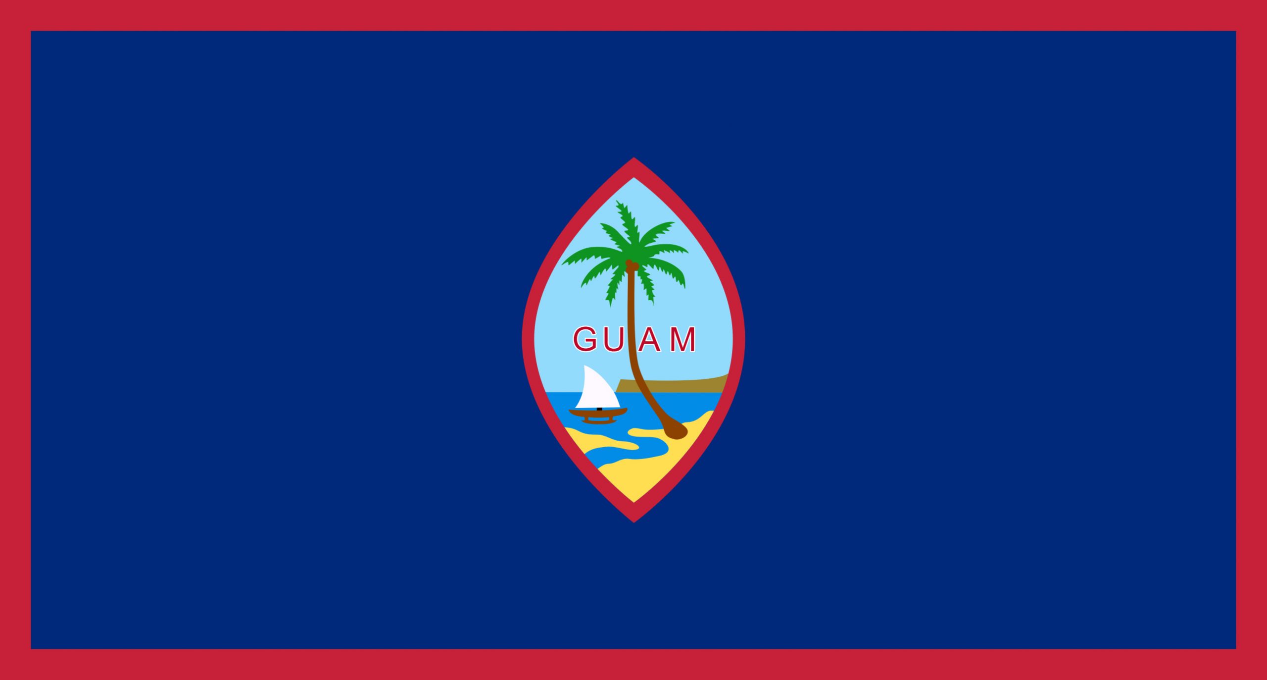 Guam Flag Colours
