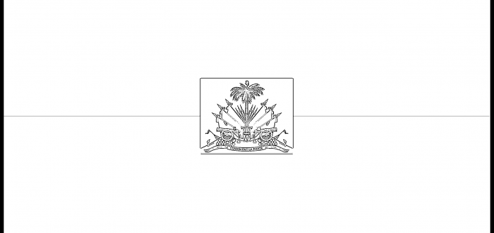 Haiti Flag Colouring Page