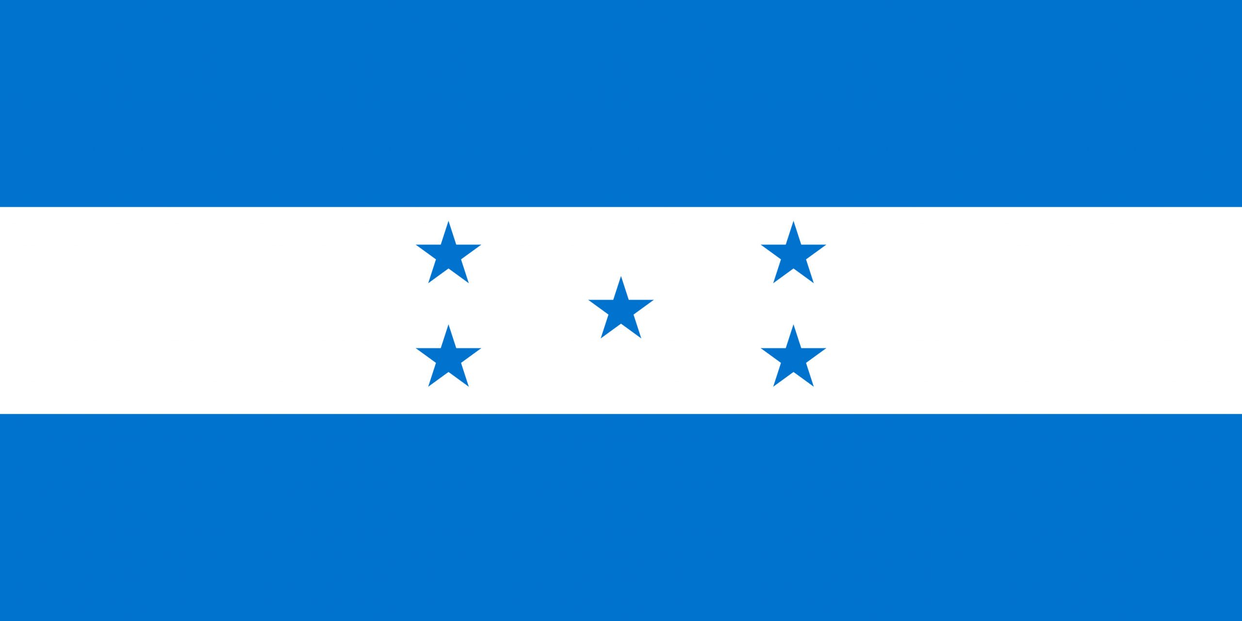 Honduras Flag Colours