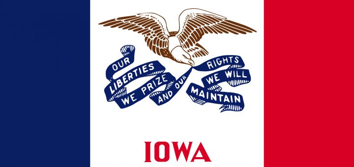 Iowa State Flag Colors