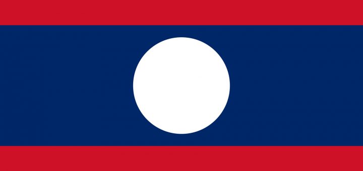 Laos Flag Colours