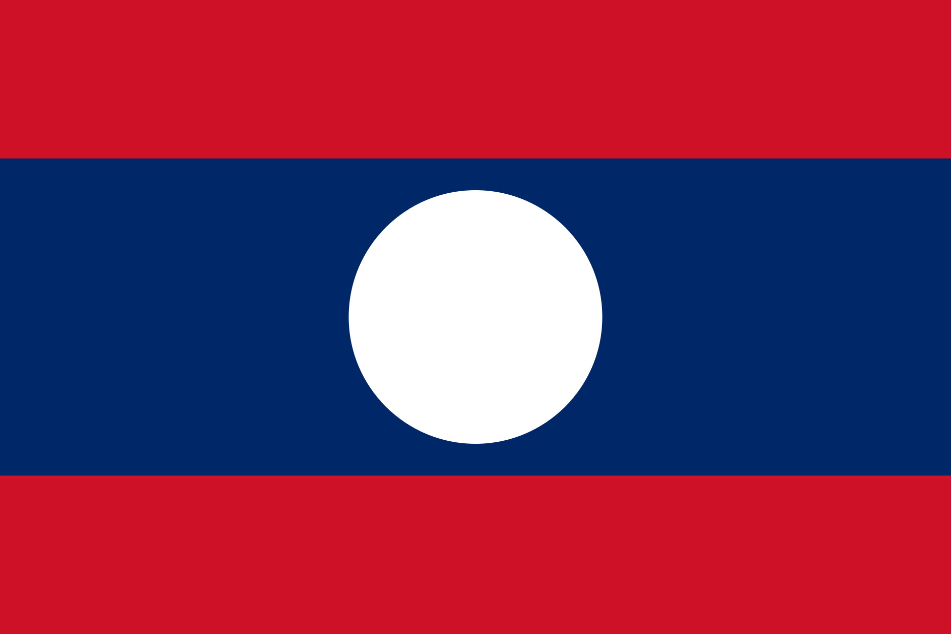 Laos Flag Colours
