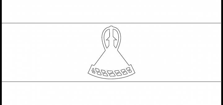 Lesotho Flag Colouring Page