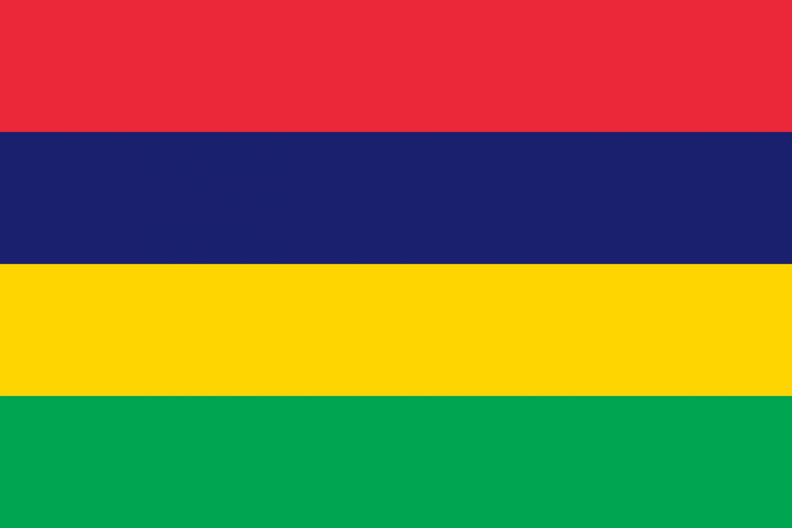 Mauritius Flag Colours