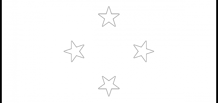 Micronesia Flag Colouring Page