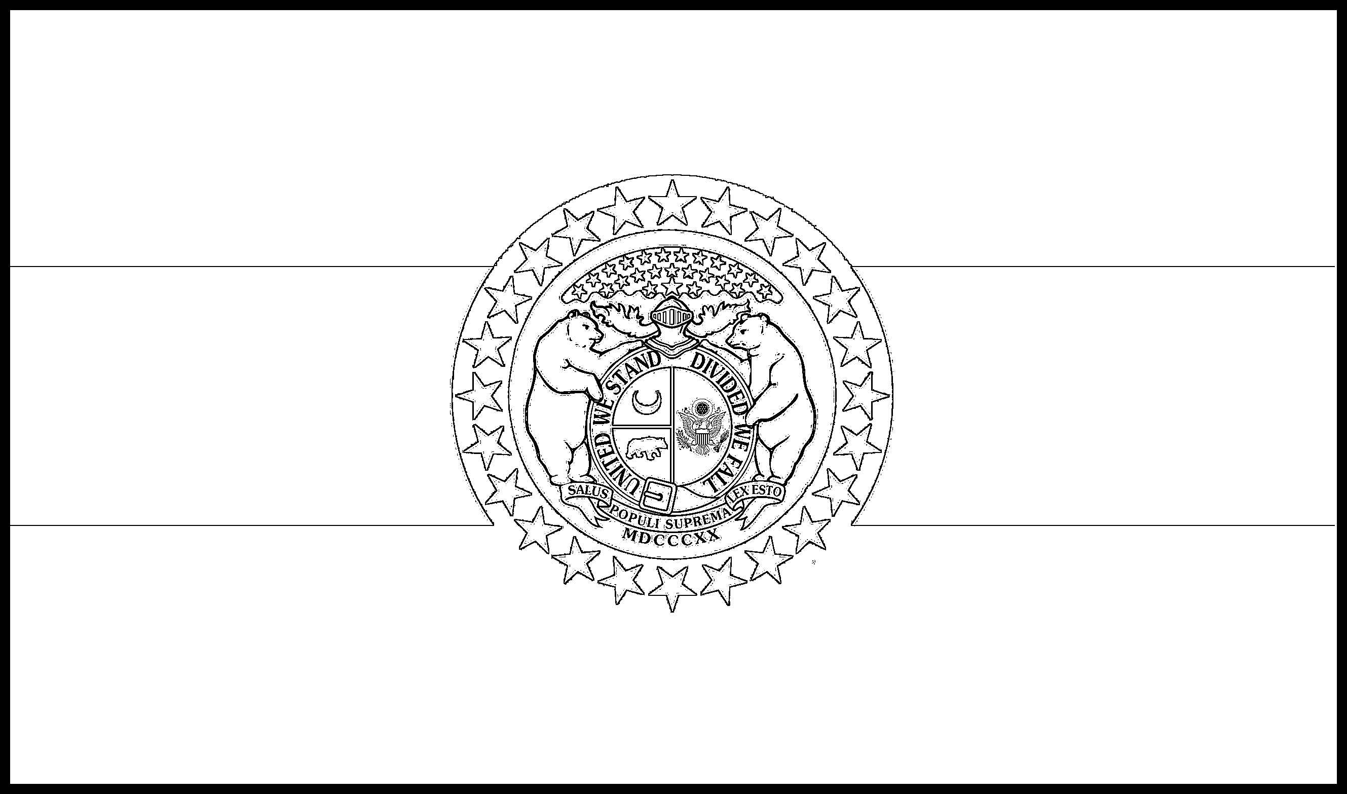 Missouri Flag Coloring Page – State Flag Drawing – Flags Web