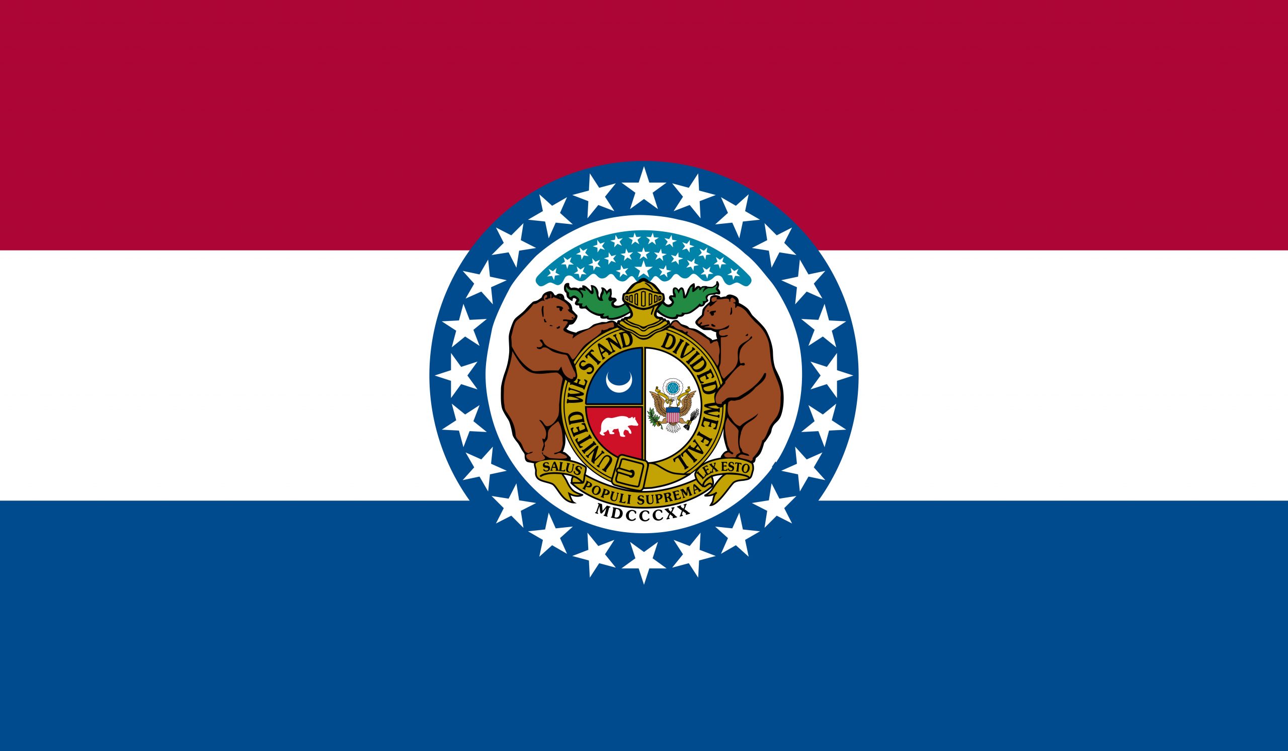 Missouri State Flag Colors – HTML HEX, RGB, HSL, CMYK, HWB and NCOL