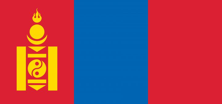 Mongolia Flag Colours