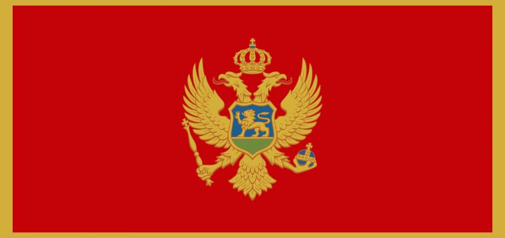 Montenegro Flag Colours