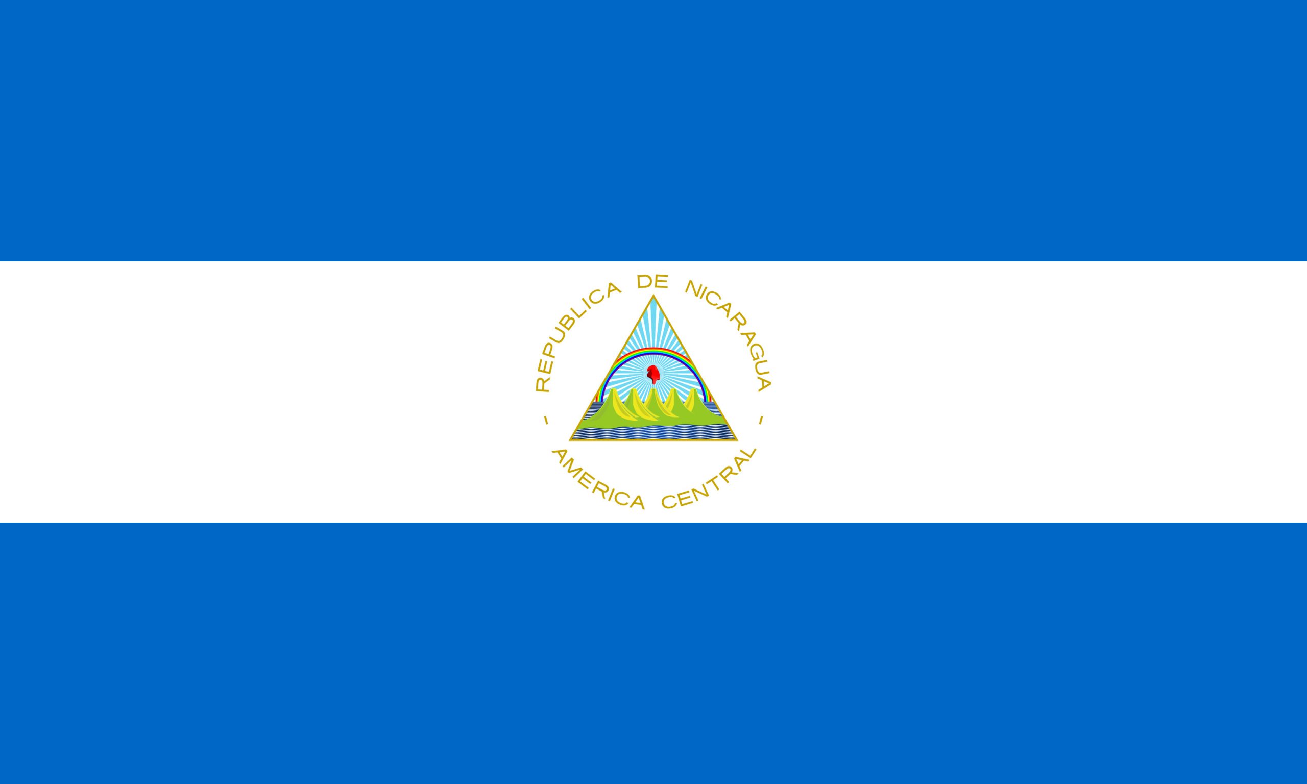 Nicaragua Flag Colours