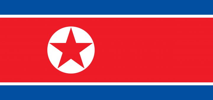 North Korea Flag Colours