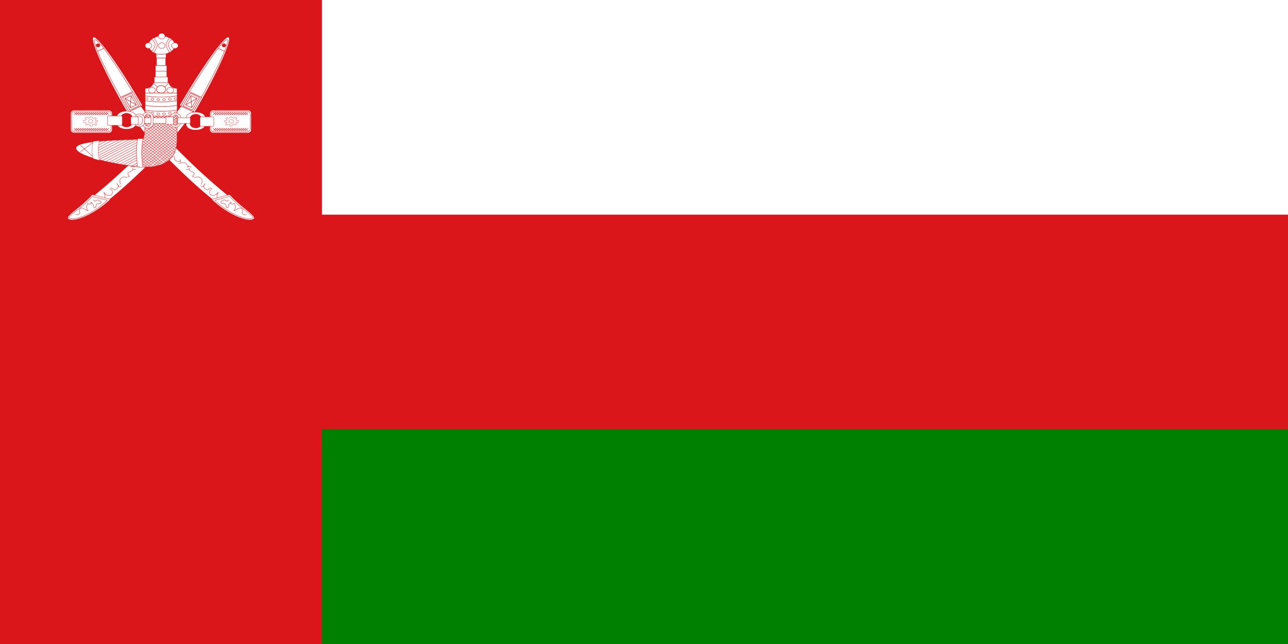 Oman Flag Colours