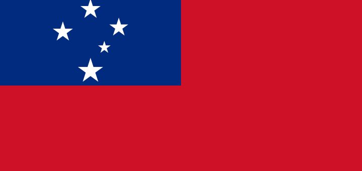 Samoa Flag Colours