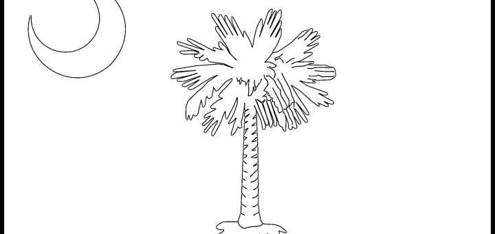 South_Carolina_Flag_Coloring_Page