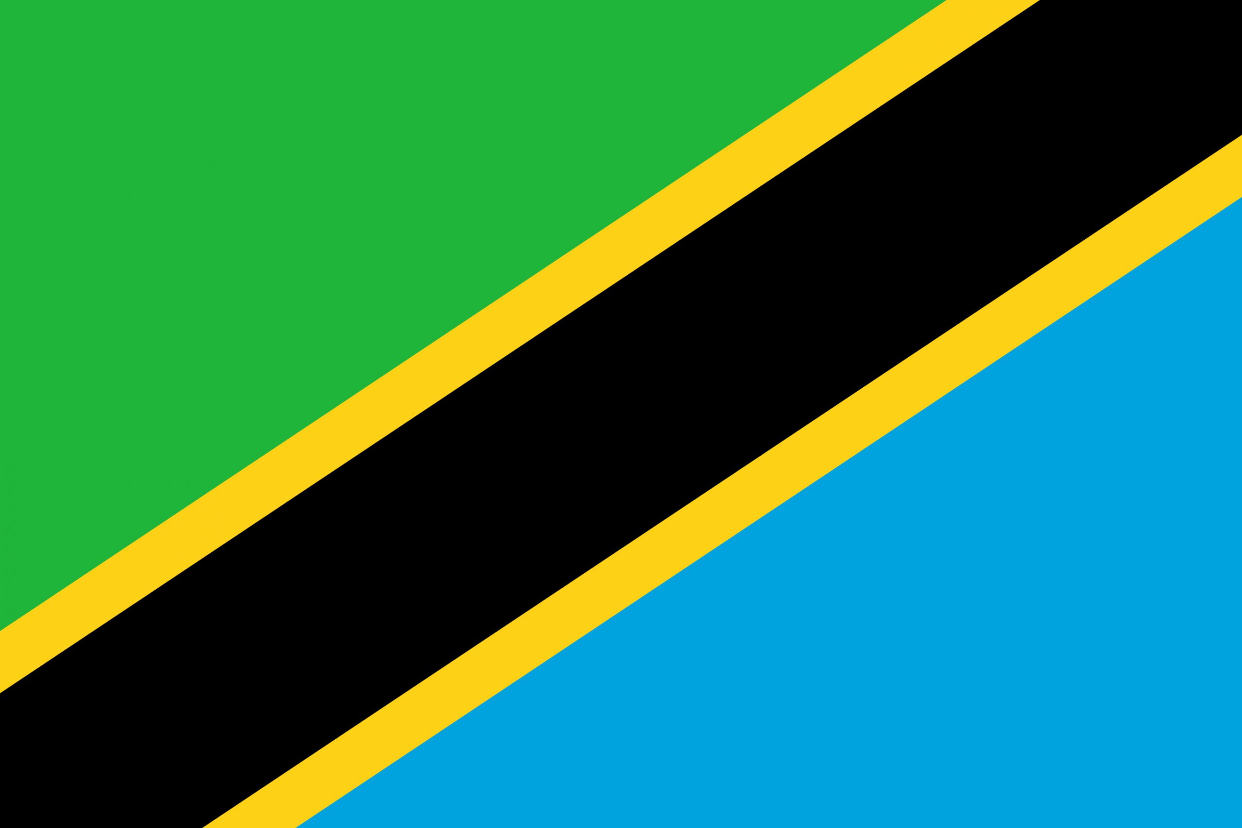 Tanzania Flag Colours